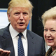 Donald Trump and his sister Maryanne Trump Barry